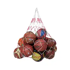 GENERICO - Malla Grande Porta Balones Futbol Basquetbol Voleibol Rojo