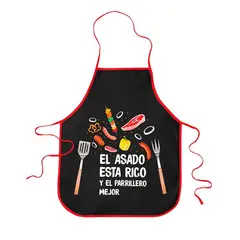 GENERICO - Delantal Cocina Anticucho Negro - S4934