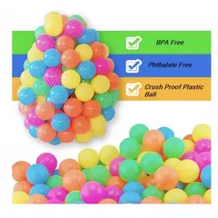GENERICO - MALLA DE 50 PELOTAS PLÁSTICAS