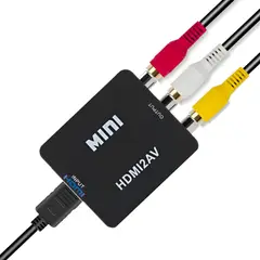ULINK - Conversor de entrada HDMI a Salida RCA Full HD UL-HRCA - Negro