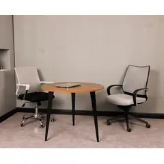 AGUILA - Mesa Redonda Minimalista Elegante para Oficina y Hogar WEB-S05A…