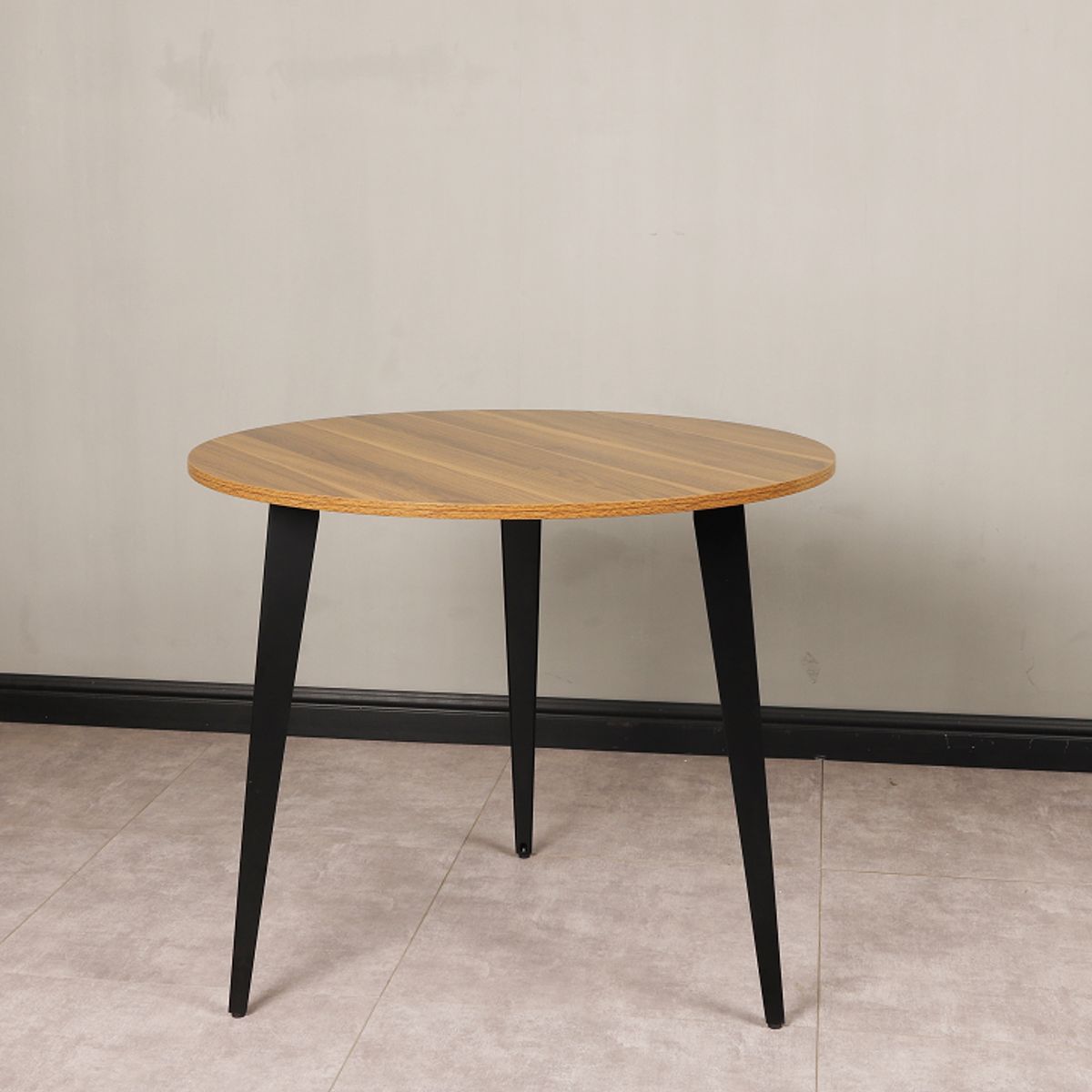 AGUILA - Mesa de Multipropósito Gem de 3 Patas Metal  - Café Claro
