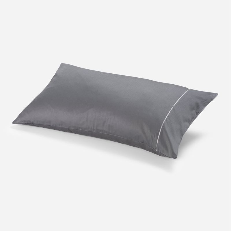 ROSEN - Funda Almohada Rosen 300 Hilos Algodón 50X90 cm Humo