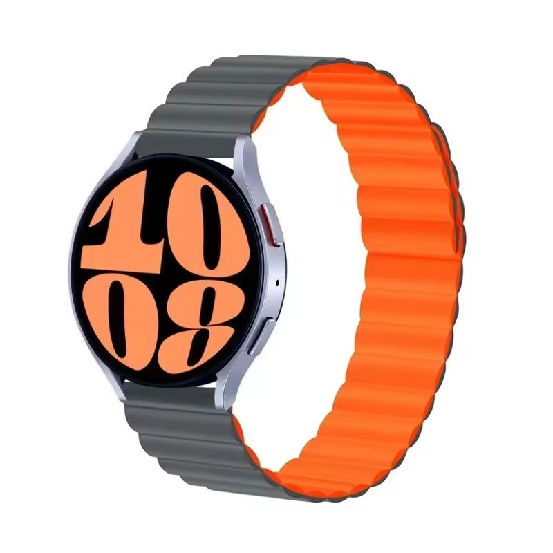GENERICO - Correa para Kieslect Kr Pro - Ks Cierre Magnético 22mm Naranja…