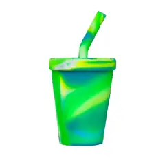 COOK & PLAY - Vaso Ecológico Bombilla Tie Dye