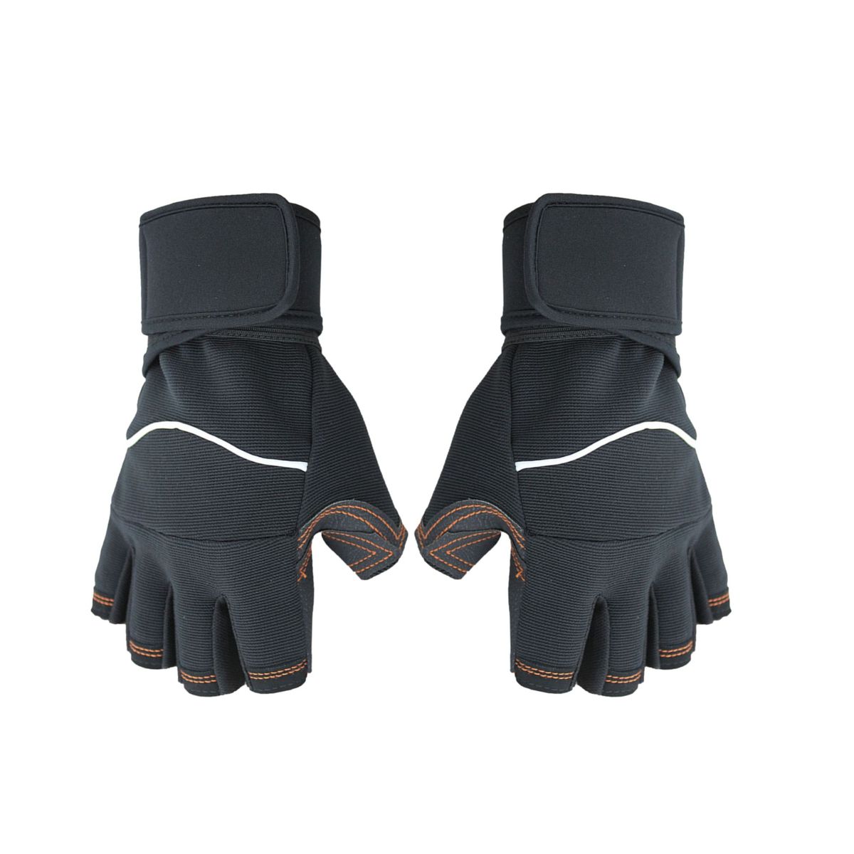 GENERICO - Guantes Entrenamiento Pesas Proteccion NEGRO