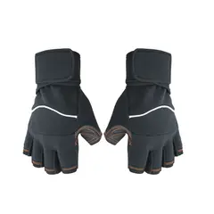 GENERICO - Guantes Entrenamiento Pesas Proteccion NEGRO