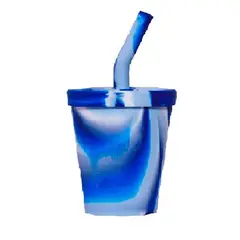 COOK & PLAY - Vaso Ecológico Bombilla Tie Dye