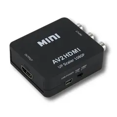 ULINK - Conversor de Entrada RCA a Salida HDMI Full HD 1080p - Negro