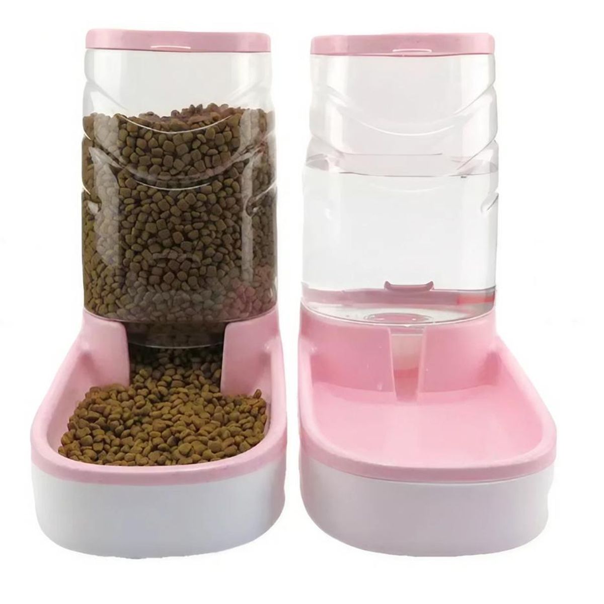 GENERICO - Dispensador Comedero Automático y Bebedero Perro Gato Plato…