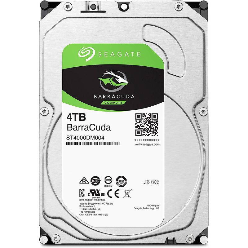 SEAGATE - Disco Duro Seagate Barracuda 4TB 3.5in PC/DVR/NVR Vigilancia