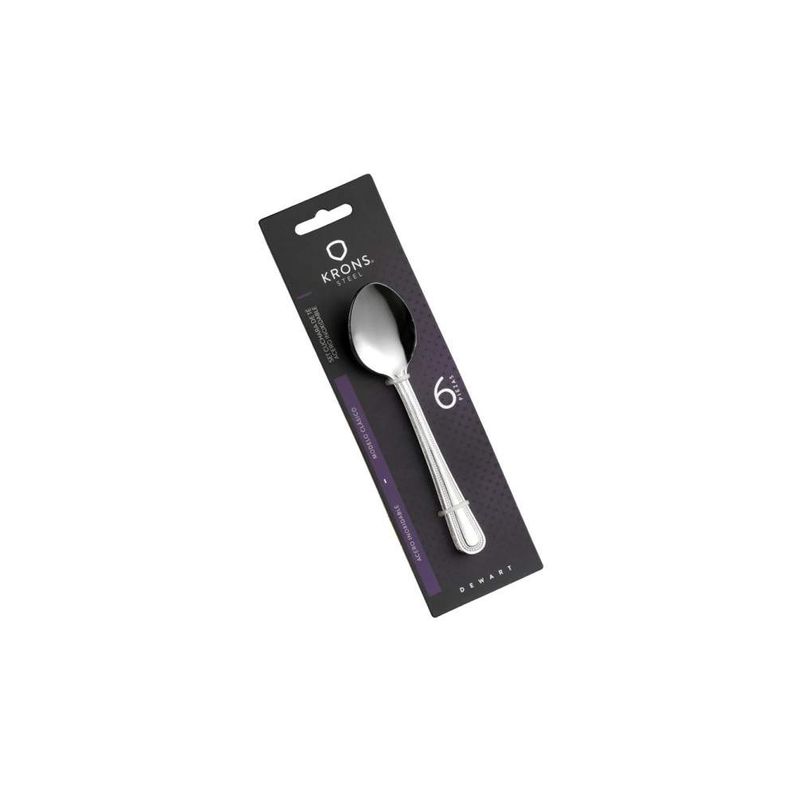 KRONS - Blister 6 Cucharas Té Perlado Krons Recambio Cuchillería