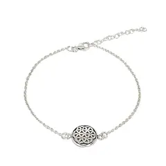 ANDREA COGGIOLA JOYAS - Pulsera Flor De La Vida Plata Fina 925