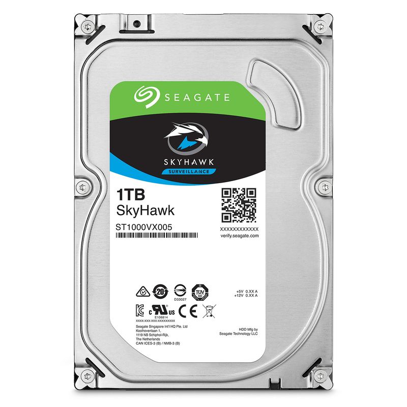 SEAGATE - Disco Duro Seagate SkyHawk 1 TB 3.5in PC/DVR/NVR Vigilancia