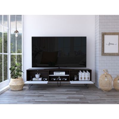 Imagen 2 del producto Rack TV 80"" Con 2 Puertas Fm-007O - Café Oscuro