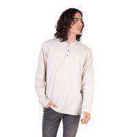 Polera Hombre Manga Larga con Botones Queule