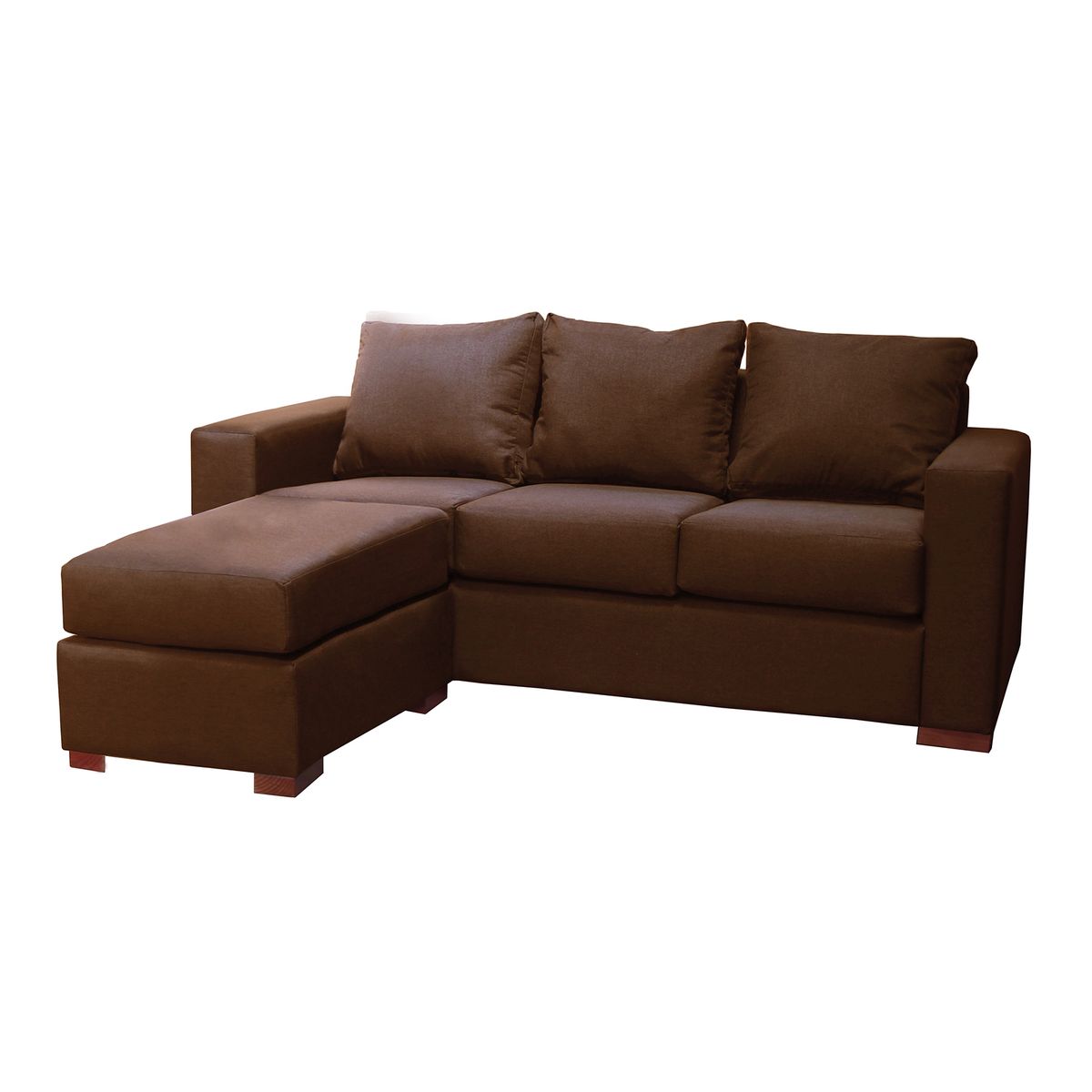 DKORA - Sofa Seccional Lima Chocolate