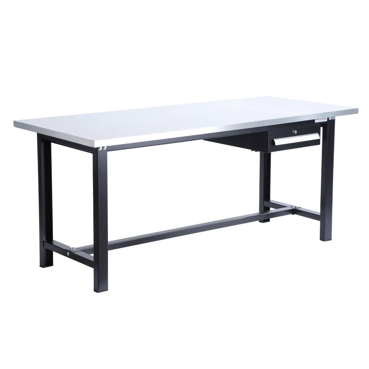 AUTORODEC - Mesón de trabajo 180x75x88cm cubierta acero inoxidable