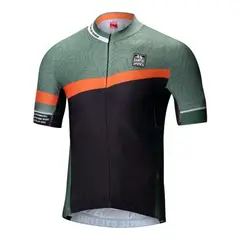 CITYSHOP - Jersey Hombre Manga Corta Turbonegro para Ciclismo Santic