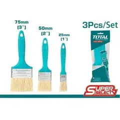 TOTAL TOOLS - Set Juego de 3 Brochas
