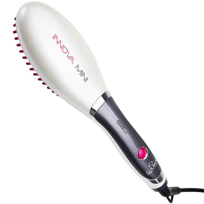 GAMA - Cepillo Alisador Caliente Innova Mini Gama Nano Silver Cerámica Modela