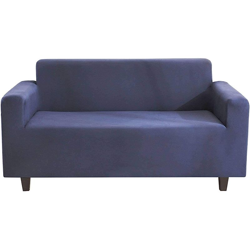 GENERICO - funda para sillon 2 cuerpo 140x180 elastizada, ajustable azul oscuro…