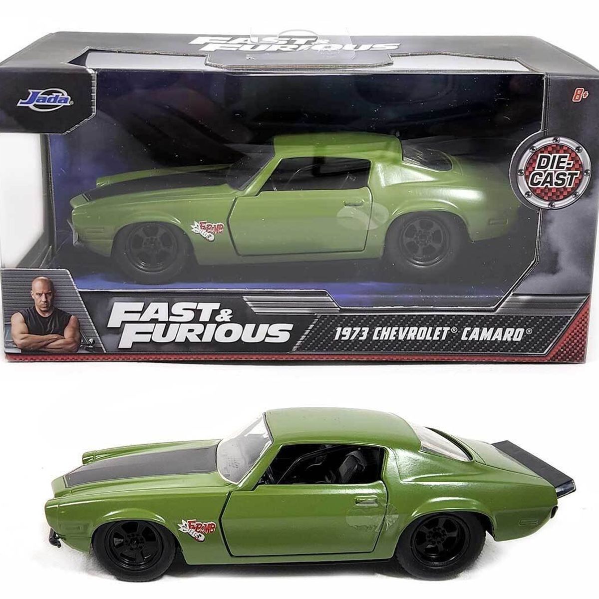 JADA TOYS - Auto 1973 Chevrolet Camaro Rápido Furioso Esc.1:32 # 99521