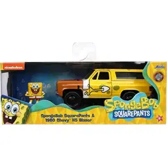 JADA TOYS - Auto Chevy K5 Bob Esponja Con Figura Escala 1:32 # 31798