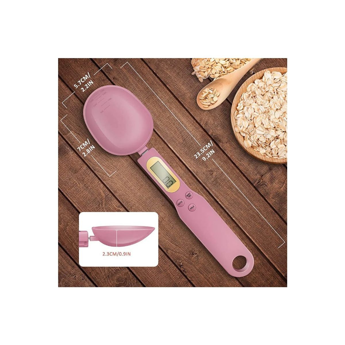 GENERICO - Cuchara gramera digital para la cocina