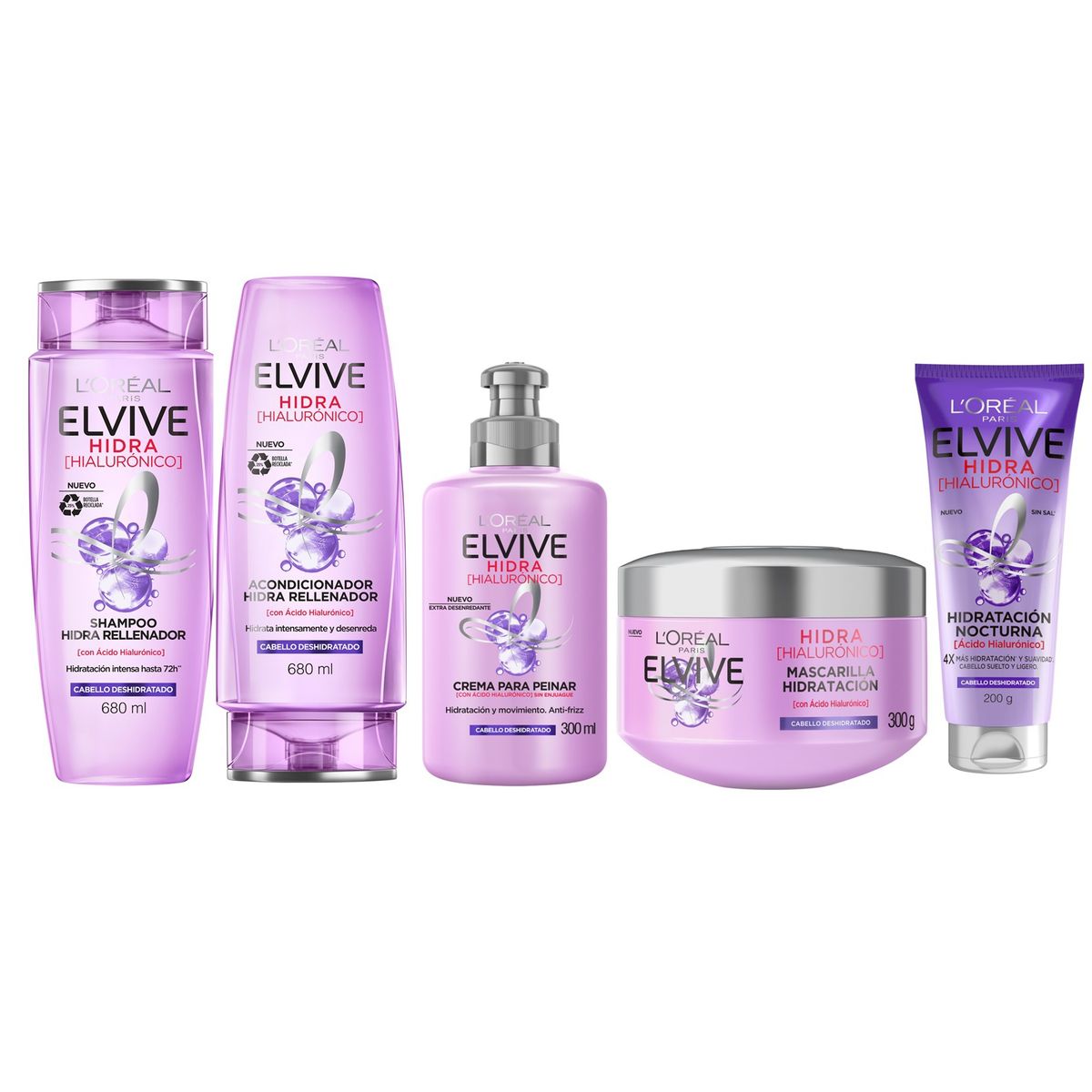 ELVIVE - Pack Elvive Hidra Hialuronico 5 Pasos