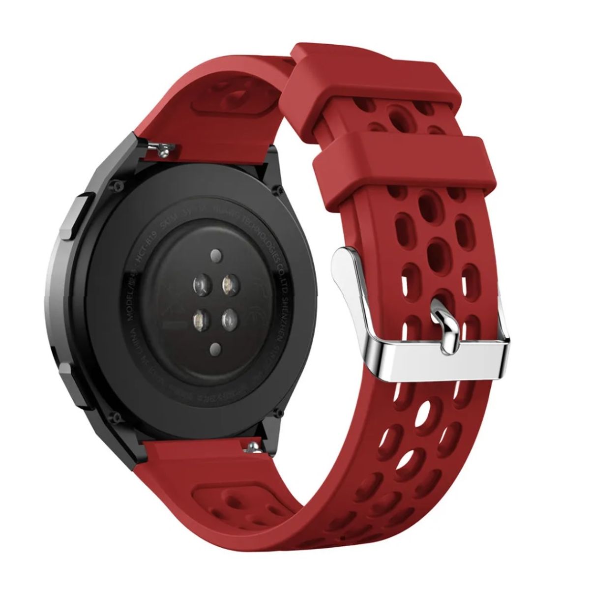 GENERICO - Correa para Huawei Gt 4, 3, 2 Pro, 2e Roja