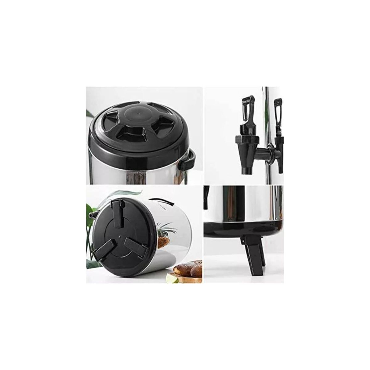 GENERICO - Termo 10 Litros Agua Acero Inoxidable Agua Caliente Y Fría