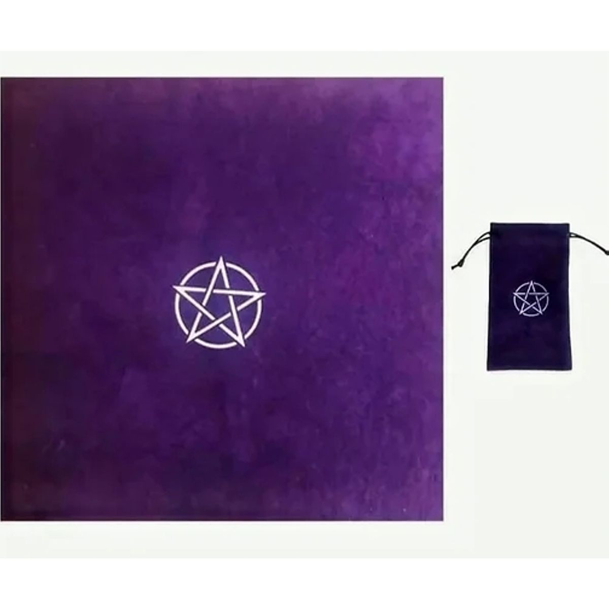 ZG JOYAS - Set Mantel Tarot Y Funda Tarot Paño Tarot Bolsa Tarot Morado-