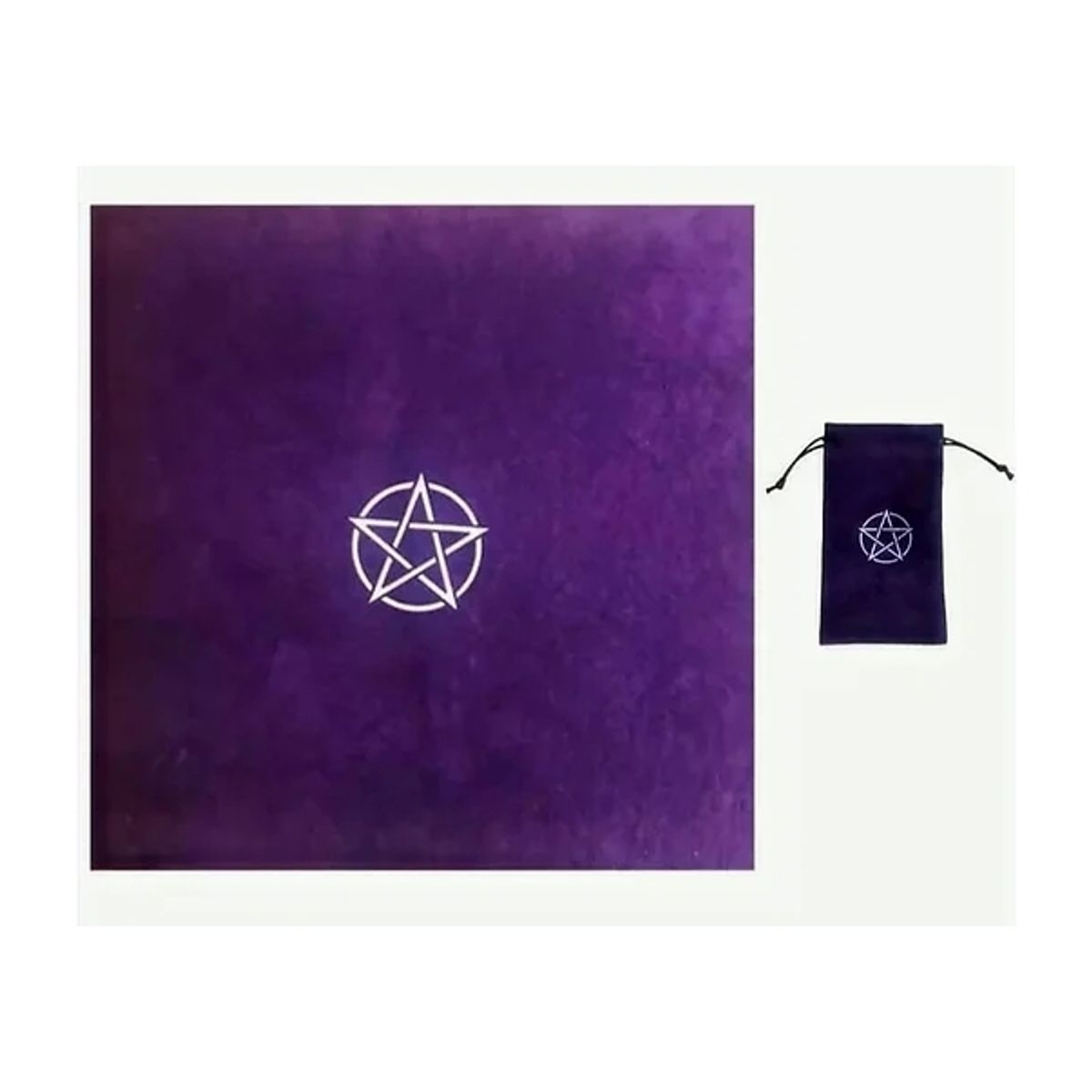 ZG JOYAS - Set Mantel Tarot Y Funda Tarot Paño Tarot Bolsa Tarot Morado-
