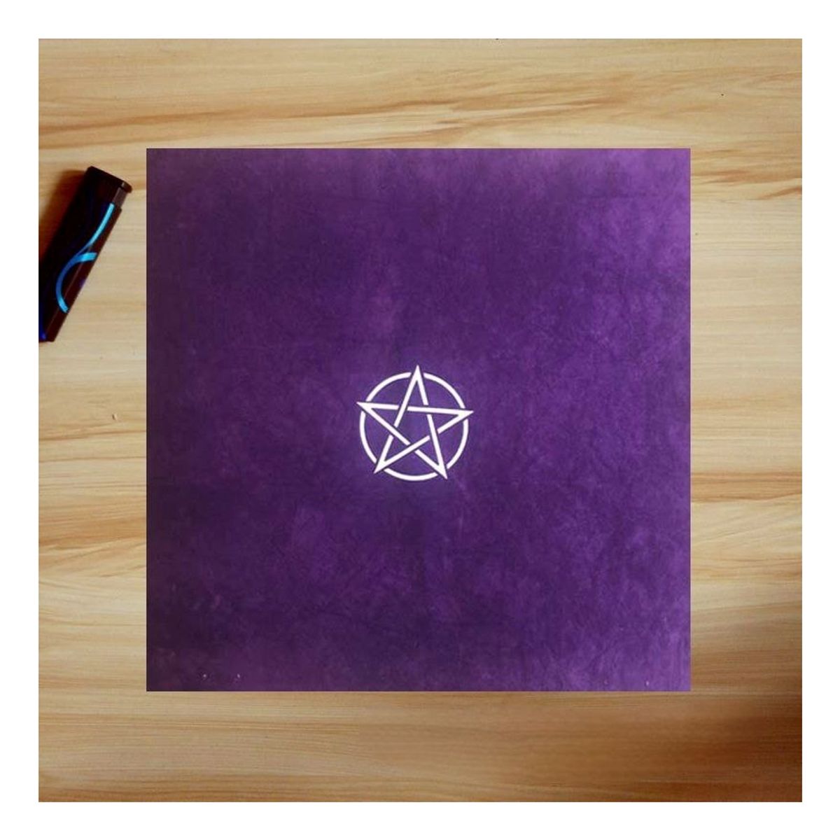 ZG JOYAS - Set Mantel Tarot Y Funda Tarot Paño Tarot Bolsa Tarot Morado-