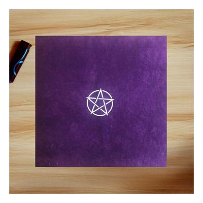 Imagen 2 del producto Set Mantel Tarot Y Funda Tarot Paño Tarot Bolsa Tarot Morado-