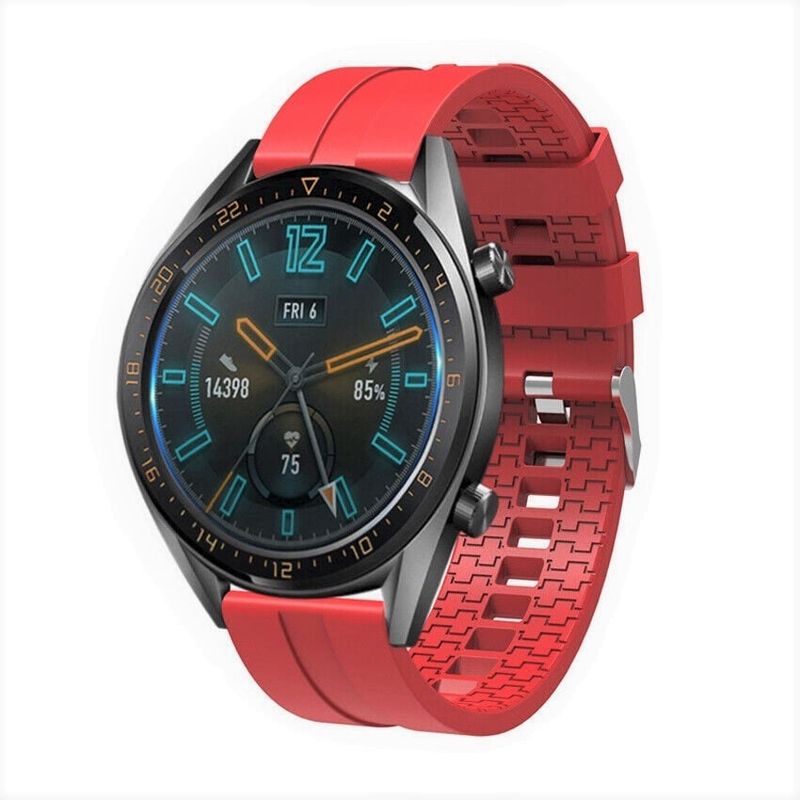 GENERICO - Correa Para Huawei Gt 4, 3, 2 Pro, 2e Rojo
