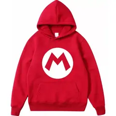 ROLY - Poleron Rojo Mario Gamer
