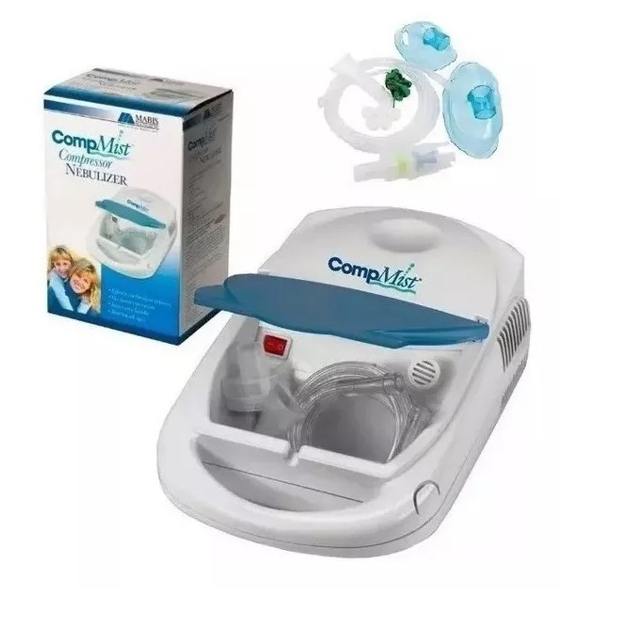 GENERICO - Nebulizador Compresor Terapia Asma Kit Completo niño adulto