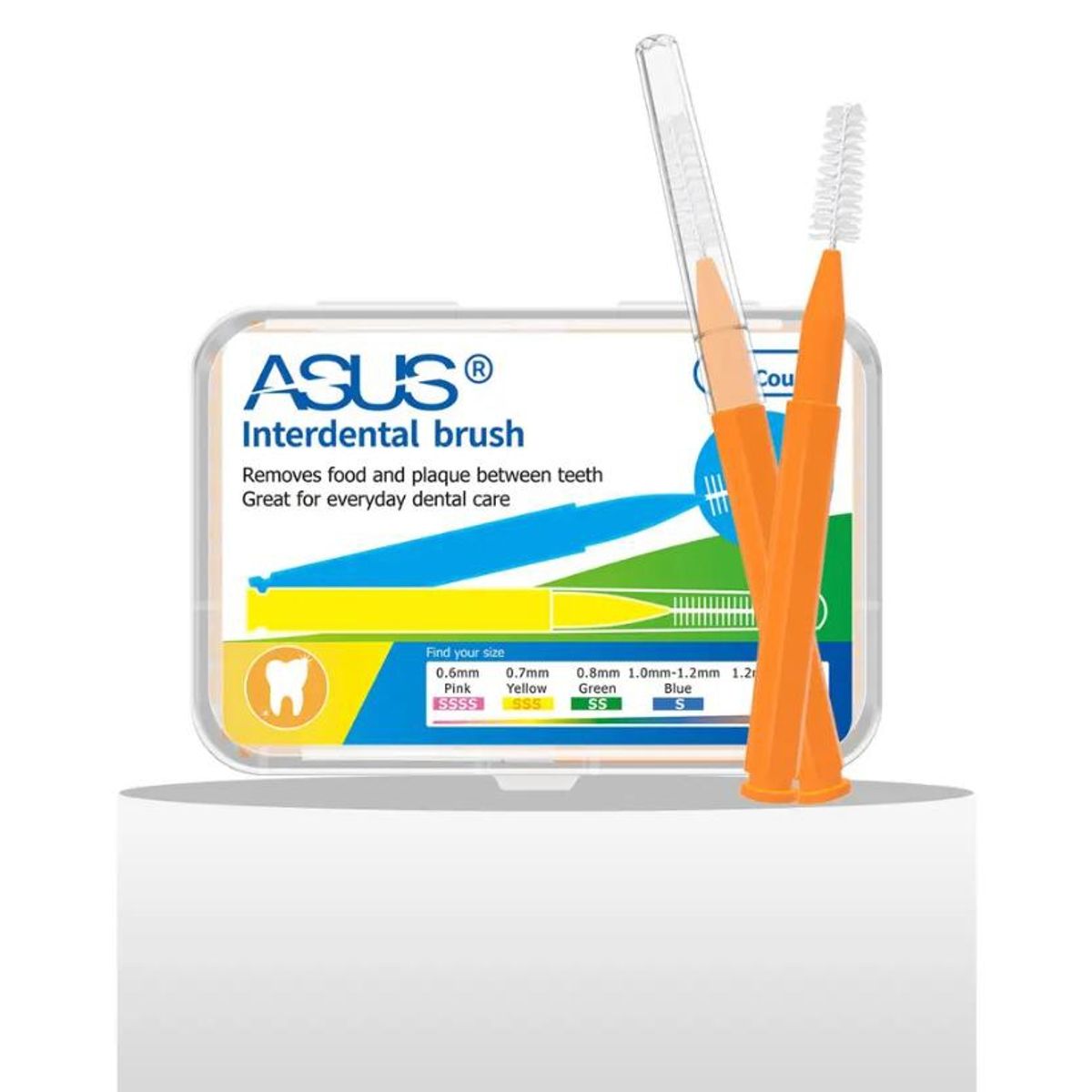 ASUS - 60 Cepillos interdentales 1,2 - 1,5 mm…