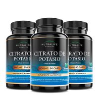 Citrato De Potasio Puro Lf 270 Capsulas 800mg 3x90 Caps
