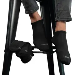 DVGT DIVERGENTE - Calcetin Pack 4 Pares Pacha Tobillo Negro