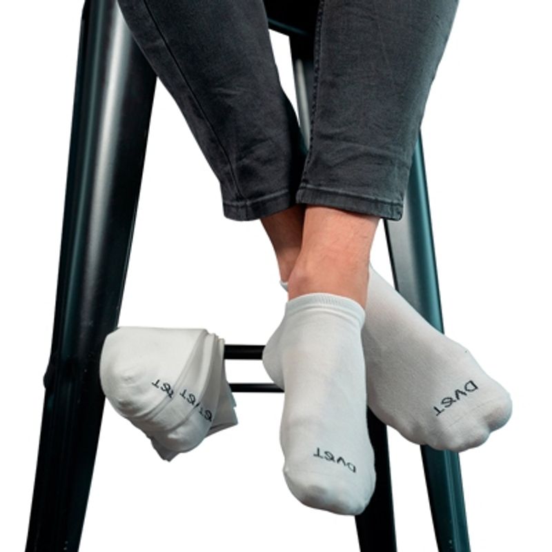DVGT DIVERGENTE - Calcetin Pack 4 Pares Input Tobillo Blanco