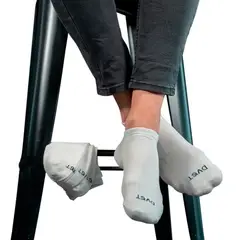 DVGT DIVERGENTE - Calcetin Pack 4 Pares Input Tobillo Blanco