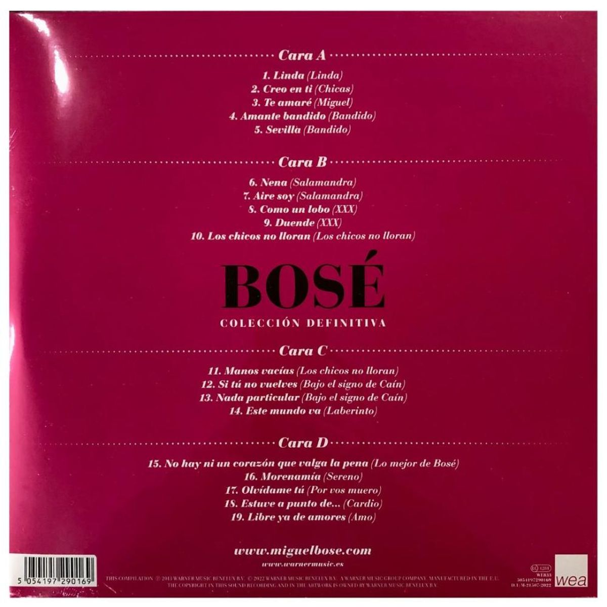 HITWAY MUSIC - MIGUEL BOSE - COLECCION DEFINITIVA (2LP) - VINILO HITWAY MUSIC