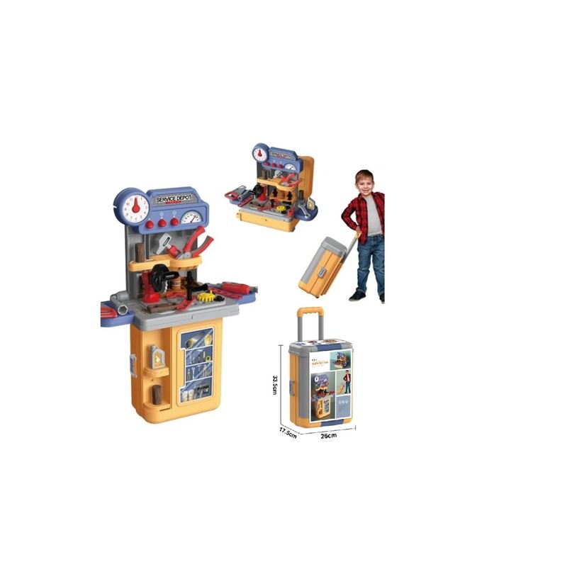 GENERICO - Maleta 4 En 1 Juego Set De Herramientas Para Niños Juguetes
