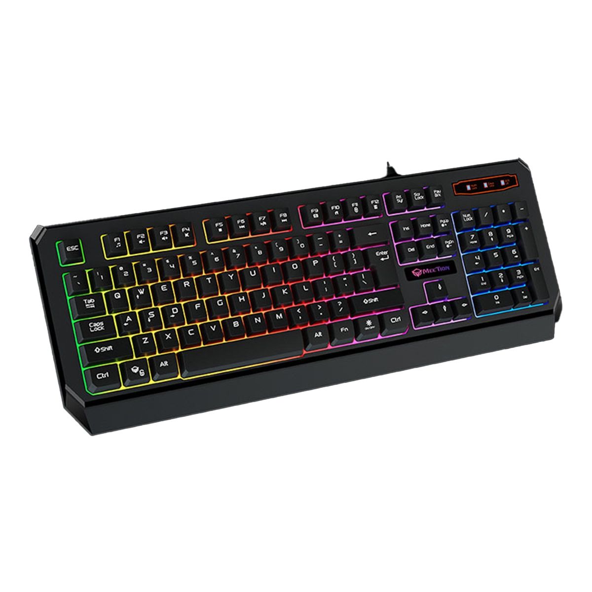 MEETION - Teclado Con Cable Gaming Ergonomico Antighosting Meetion