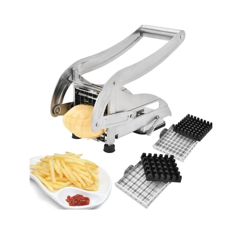GENERICO - Pujada Cortador De Papas Fritas Maquina Para Corte Cocina