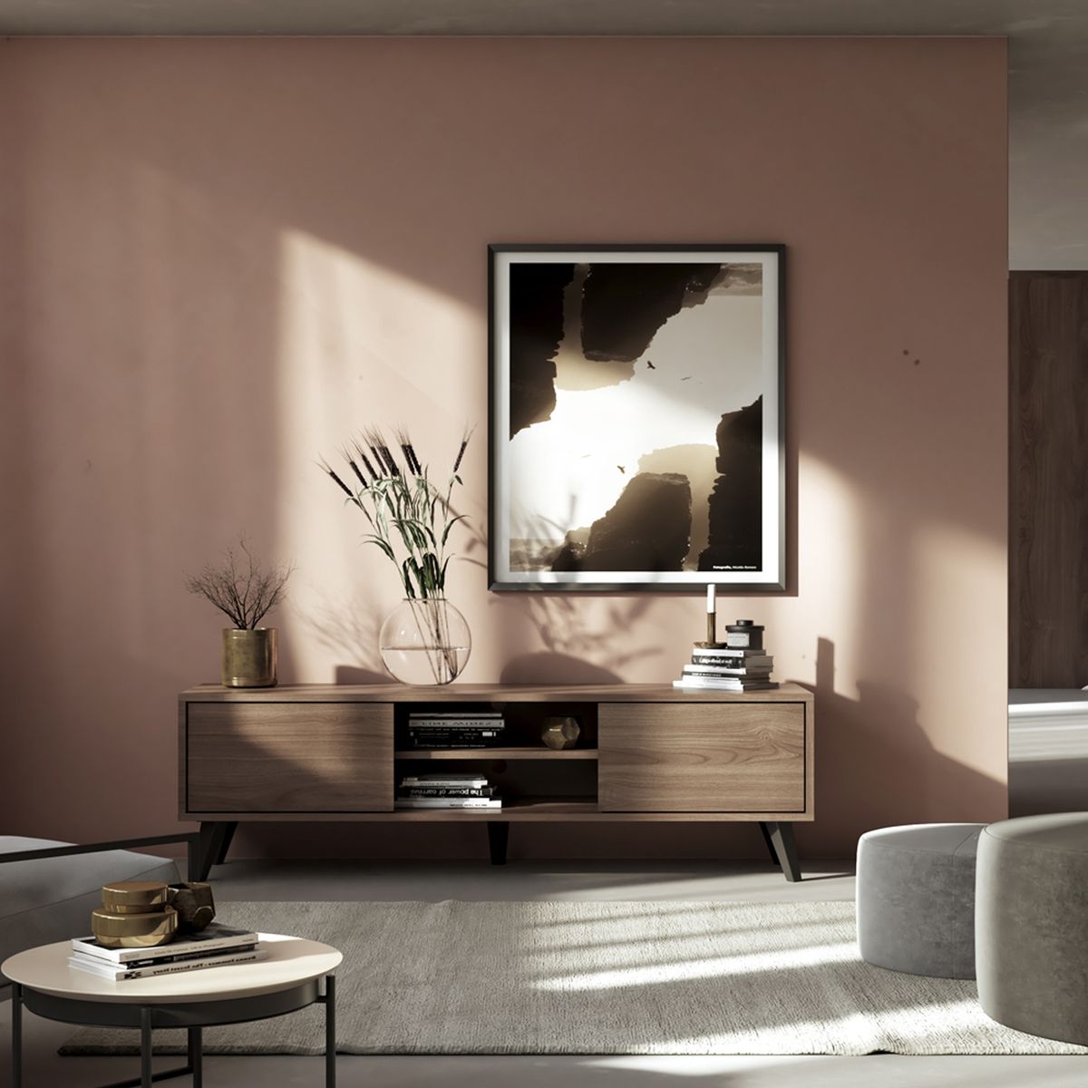 MEDULAR - Rack tv 65 bajo atacama cafe Medular