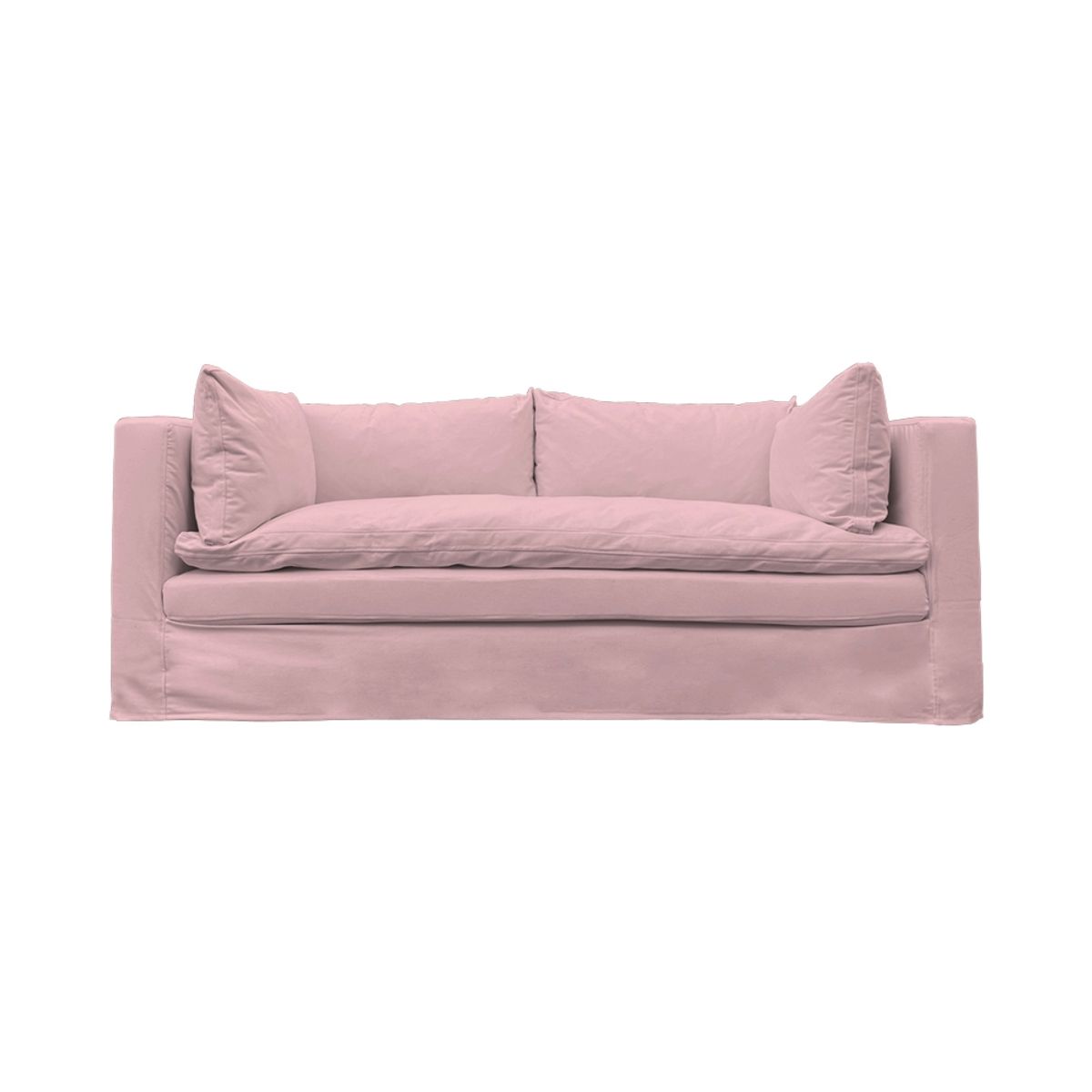 SOFAS HOME - SOFA PUELO CHENILLE PALO ROSA 3C